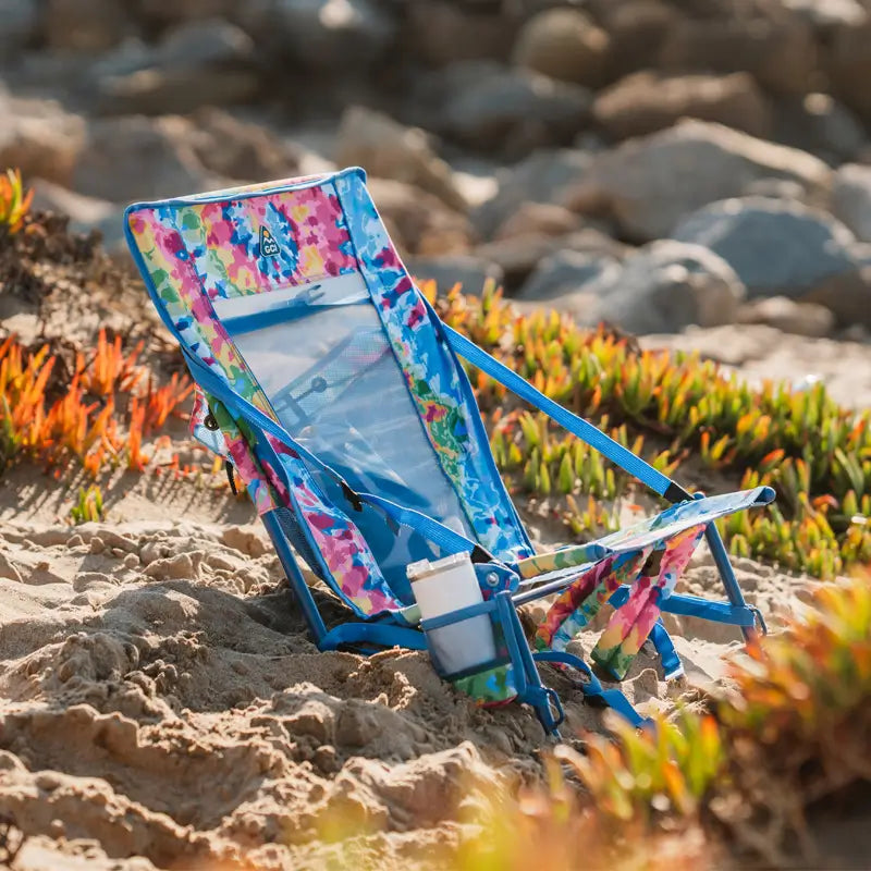 Sand-Friendly Everywhere Chair 2 - Choice 656 - Multi-Position Outdoor Beach Chair with Pillow Detail