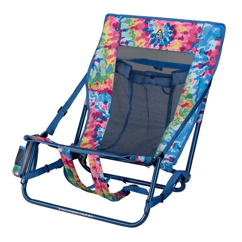 Sand-Friendly Everywhere Chair 2 - Choice 656 - Multi-Position Outdoor Beach Chair with Pillow Detail