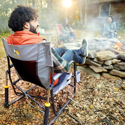 Heavy-Duty Freestyle FirePit Rocker - Choice 737 - Freestyle Rocker Portable Outdoor Folding Chair Detail