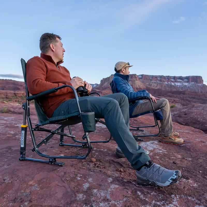 Heavy-Duty Freestyle FirePit Rocker - Choice 737 - Freestyle Rocker Portable Outdoor Folding Chair Detail