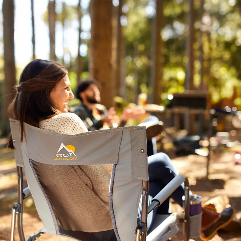 Heavy-Duty Freestyle FirePit Rocker - Choice 737 - Freestyle Rocker Portable Outdoor Folding Chair Detail