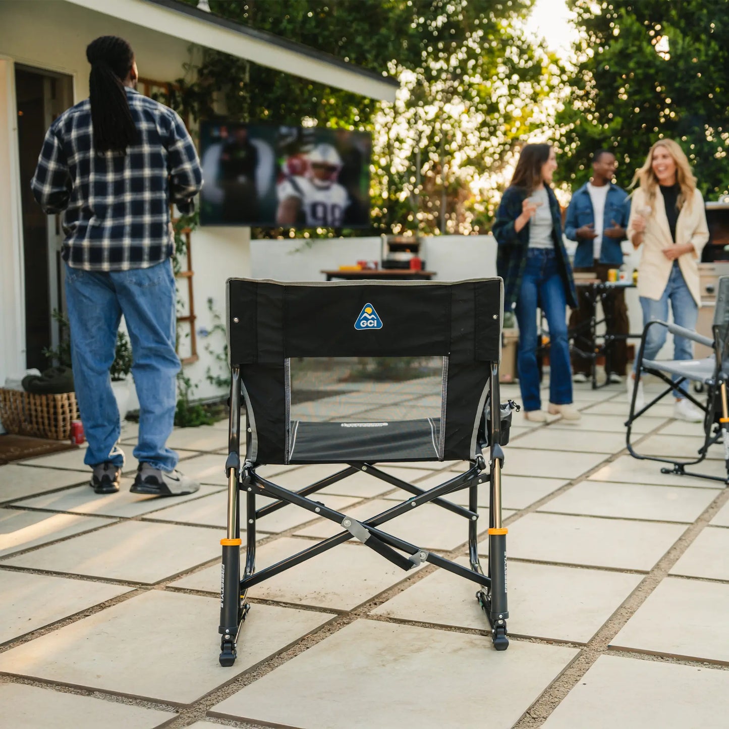 Heavy-Duty Freestyle Freestyle Rocker - Choice 711 - RoadTrip Rocker Smooth Motion Camp Chair Detail