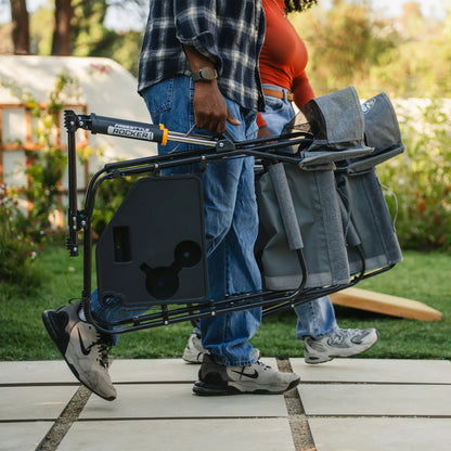Heavy-Duty Freestyle Freestyle Rocker with Side Table - Choice 853 - RoadTrip Rocker Smooth Motion Camp Chair Detail
