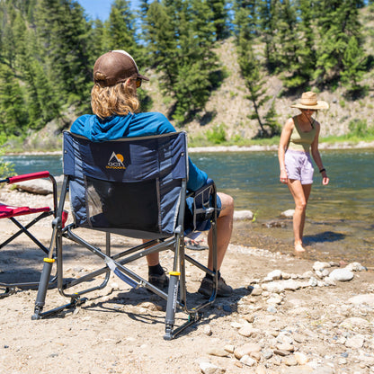 Heavy-Duty Freestyle Freestyle Rocker XL - Choice 552 - Heavy-Duty Kickback Rocker with Beverage Holder Detail
