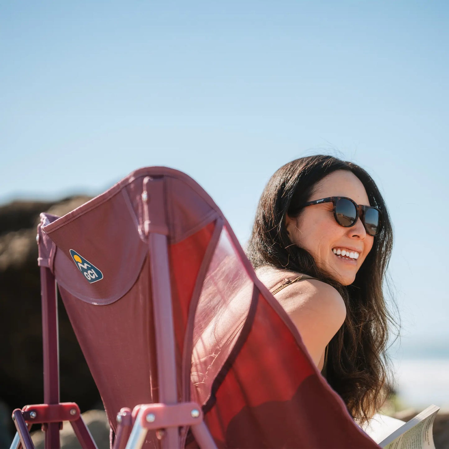 Heavy-Duty Freestyle Pod Rocker Elite - Choice 832 - Patented Spring-Action Rocking Chair for Camping Detail