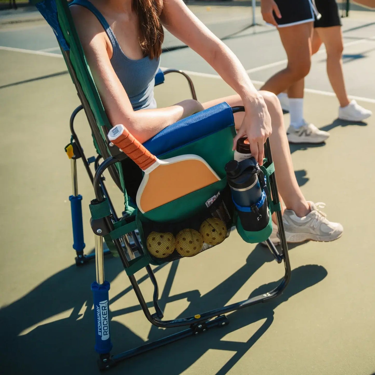 Luxury Camp Stowaway Rocker - Choice 794 - Freestyle Rocker Portable Outdoor Folding Chair Detail