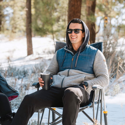 Heavy-Duty Freestyle RoadTrip Rocker - Choice 855 - Patented Spring-Action Rocking Chair for Camping Detail