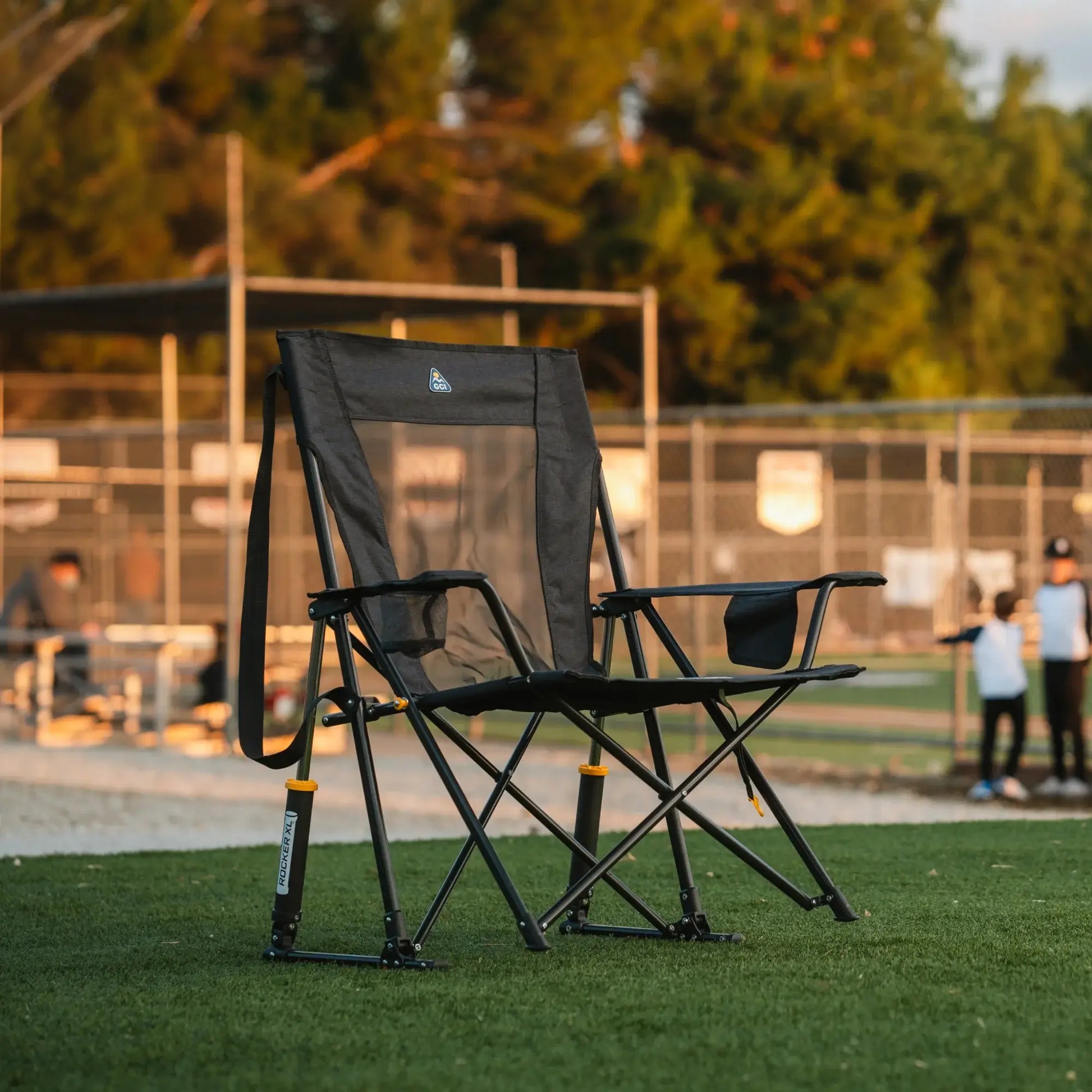 Premium All-Weather Comfort Pro Rocker XL - Choice 107 - RoadTrip Rocker Smooth Motion Camp Chair Detail