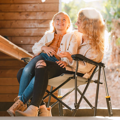 Heavy-Duty Freestyle RoadTrip Rocker - Choice 855 - Patented Spring-Action Rocking Chair for Camping Detail