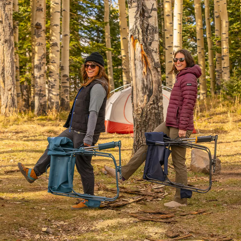 Premium All-Weather Grab & Go Rocker - Choice 551 - Freestyle Rocker Portable Outdoor Folding Chair Detail