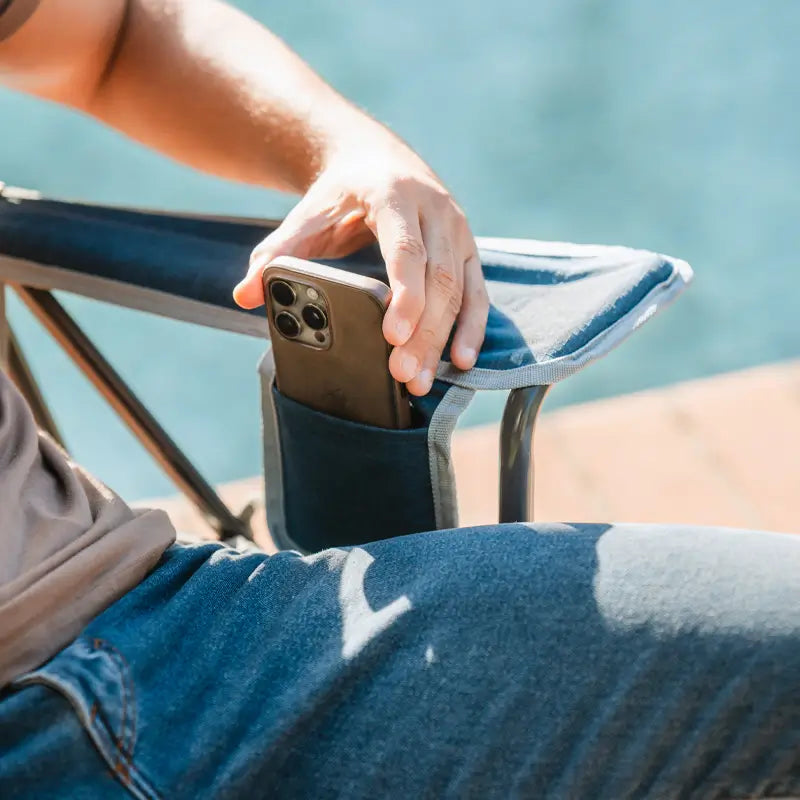 Smooth Motion Kickback Rocker - Choice 345 - Patented Spring-Action Rocking Chair for Camping Detail