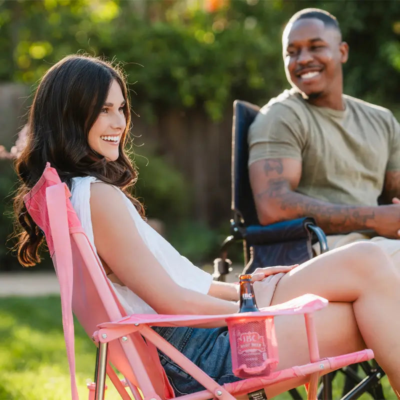 Smooth Motion Kickback Rocker - Choice 345 - Patented Spring-Action Rocking Chair for Camping Detail