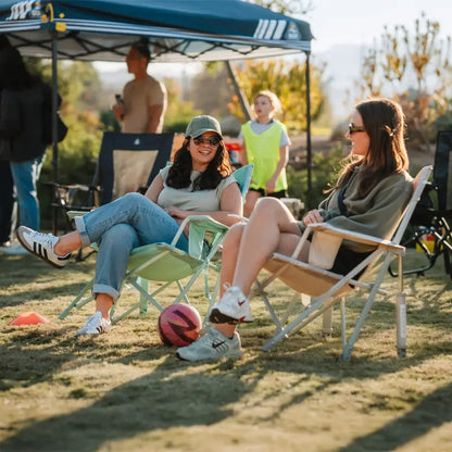 Smooth Motion Kickback Rocker - Choice 345 - Patented Spring-Action Rocking Chair for Camping Detail