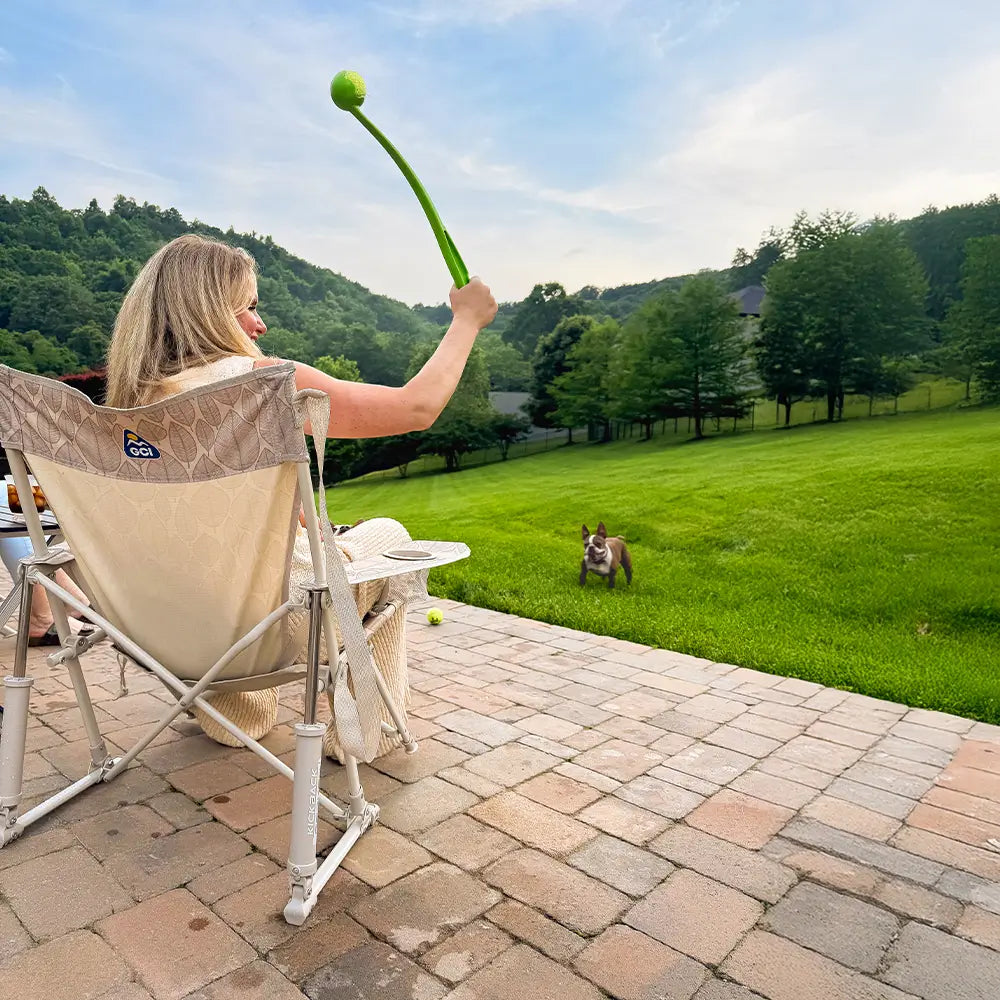 Smooth Motion Kickback Rocker - Choice 345 - Patented Spring-Action Rocking Chair for Camping Detail
