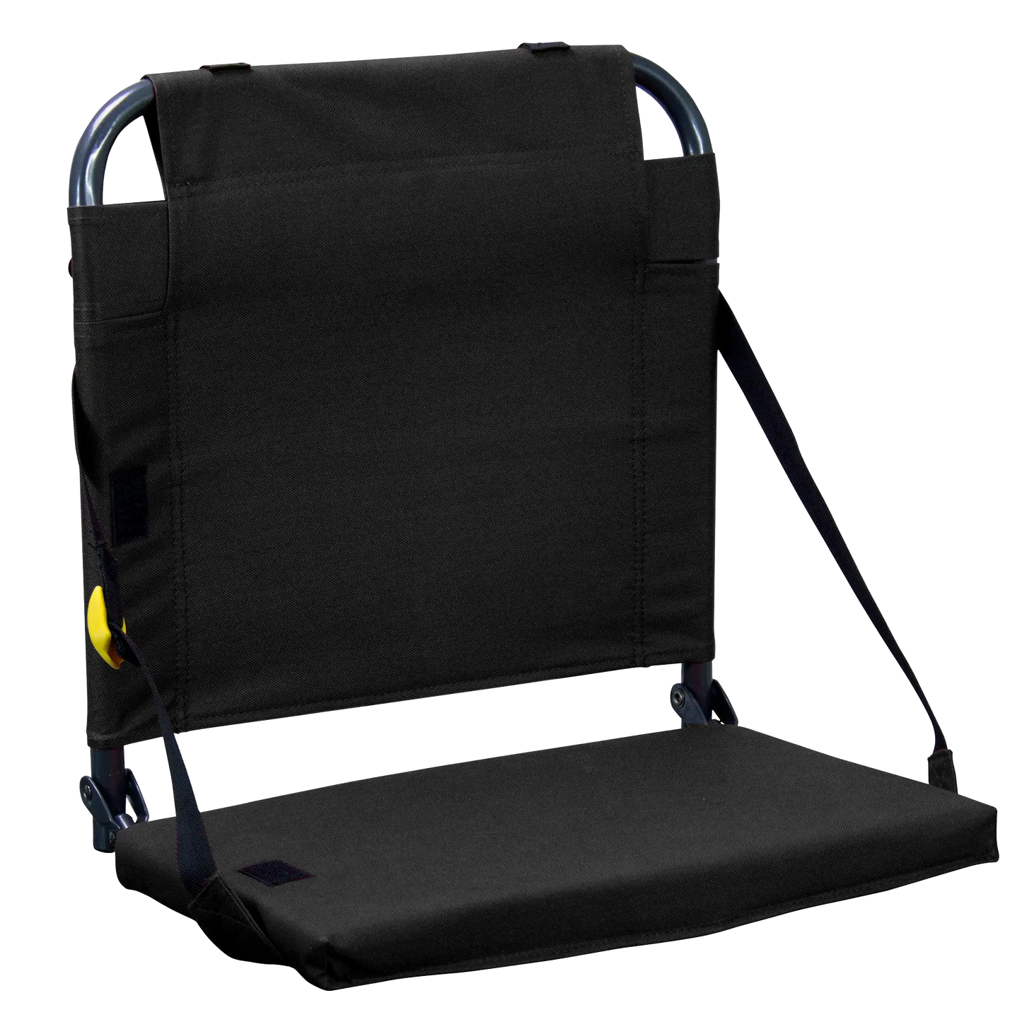 Ultra-Lightweight BleacherBack - Choice 696 - Ergonomic Portable Stadium Seat for Sports Events - Black