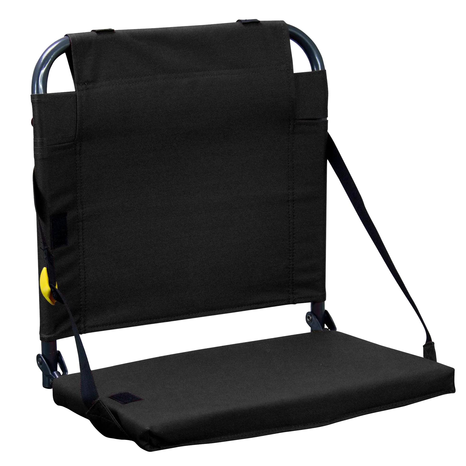 Ultra-Lightweight BleacherBack - Choice 696 - Ergonomic Portable Stadium Seat for Sports Events - Black