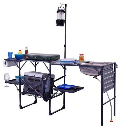Heavy-Duty Camp Master Cook Station - Choice 171 - Multi-Purpose Outdoor Culinary Cooking Set Detail