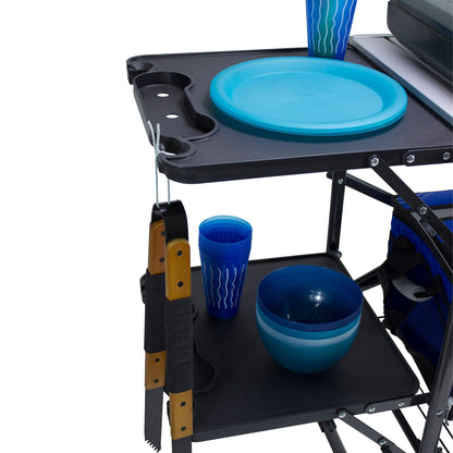 Heavy-Duty Camp Master Cook Station - Choice 171 - Multi-Purpose Outdoor Culinary Cooking Set Detail