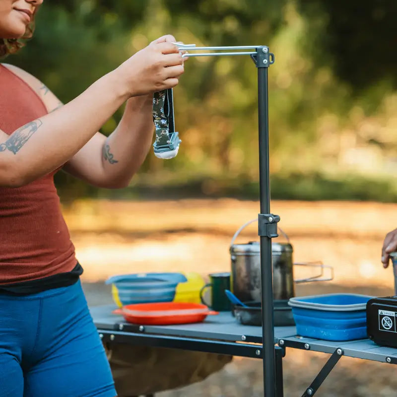 Heavy-Duty Camp Master Cook Station - Choice 171 - Multi-Purpose Outdoor Culinary Cooking Set Detail
