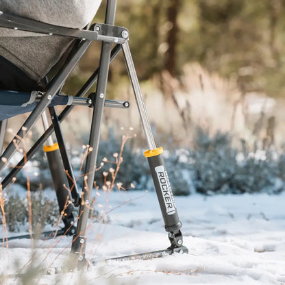 Heavy-Duty Freestyle RoadTrip Rocker - Choice 855 - Patented Spring-Action Rocking Chair for Camping Detail