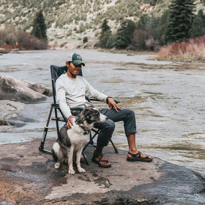 Heavy-Duty Freestyle RoadTrip Rocker - Choice 855 - Patented Spring-Action Rocking Chair for Camping Detail