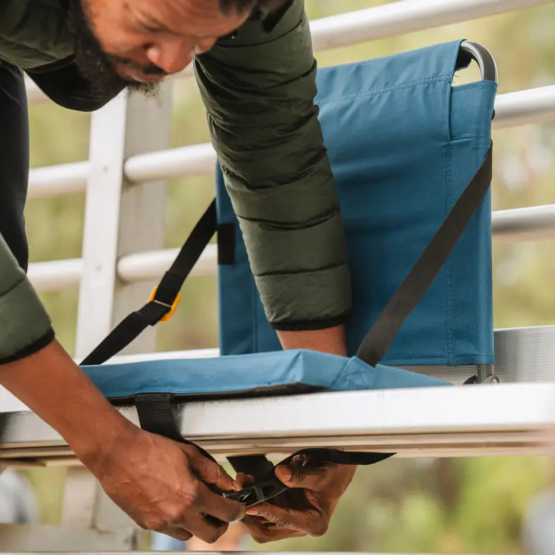 Ultra-Lightweight BleacherBack - Choice 696 - Ergonomic Portable Stadium Seat for Sports Events Detail
