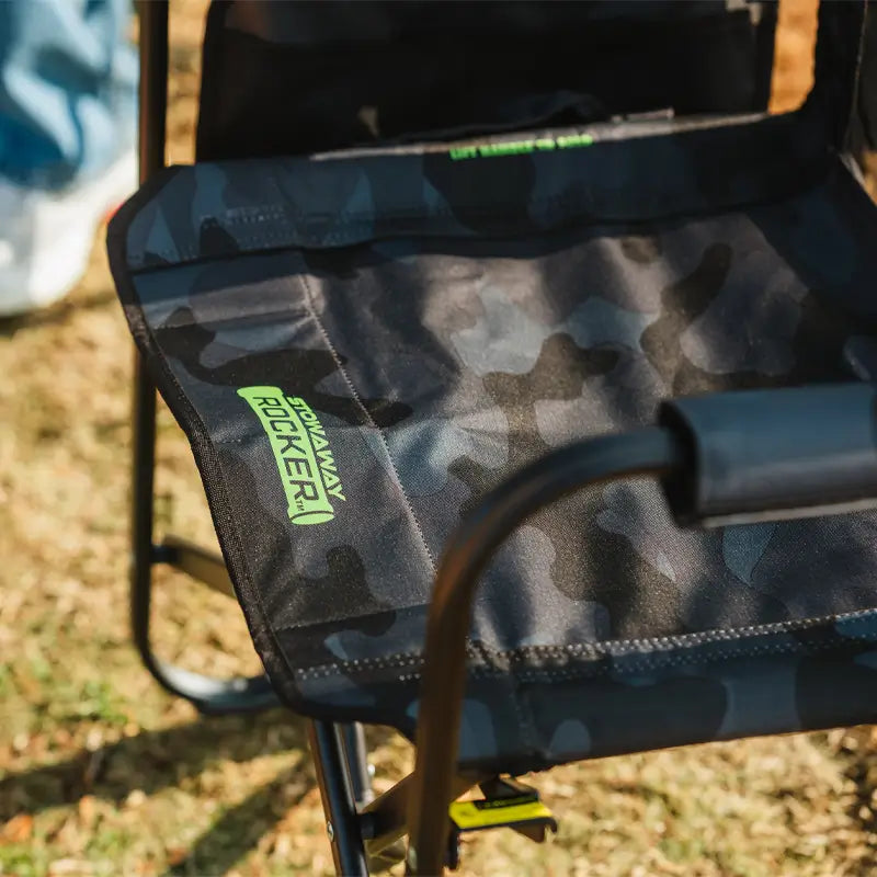 Luxury Camp Stowaway Rocker - Choice 794 - Freestyle Rocker Portable Outdoor Folding Chair Detail