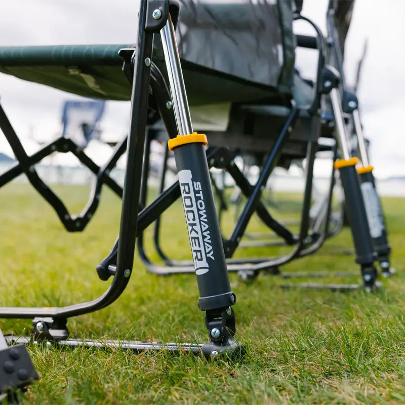 Luxury Camp Stowaway Rocker - Choice 794 - Freestyle Rocker Portable Outdoor Folding Chair Detail