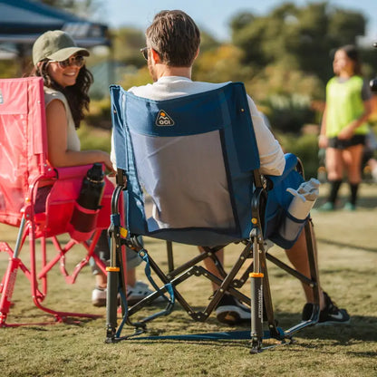 Luxury Camp Stowaway Rocker - Choice 794 - Freestyle Rocker Portable Outdoor Folding Chair Detail
