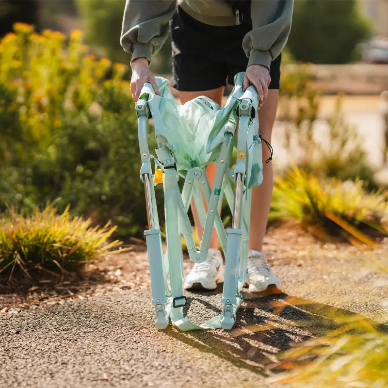 Luxury Camp Stowaway Rocker - Choice 794 - Freestyle Rocker Portable Outdoor Folding Chair Detail
