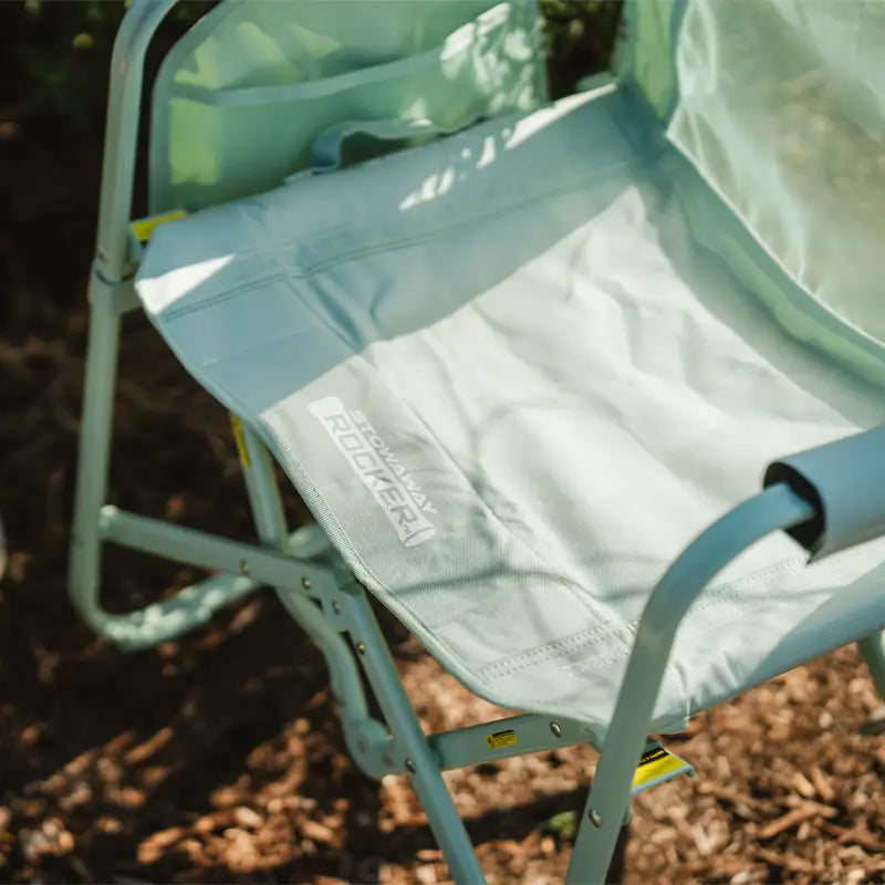 Luxury Camp Stowaway Rocker - Choice 794 - Freestyle Rocker Portable Outdoor Folding Chair Detail