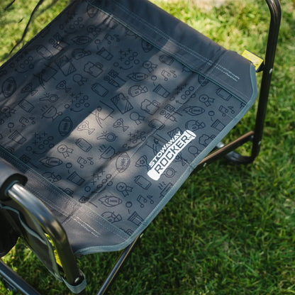 Luxury Camp Stowaway Rocker - Choice 794 - Freestyle Rocker Portable Outdoor Folding Chair Detail