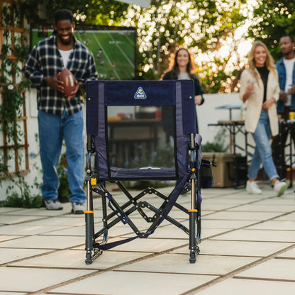 Luxury Camp Stowaway Rocker - Choice 794 - Freestyle Rocker Portable Outdoor Folding Chair Detail