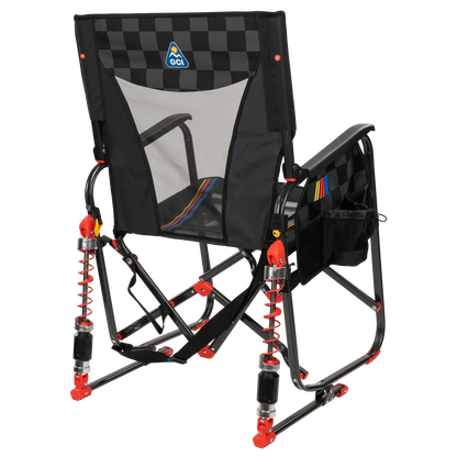 Heavy-Duty Freestyle Adjustable Rocker - NASCAR - Choice 899 - Freestyle Rocker Portable Outdoor Folding Chair Detail