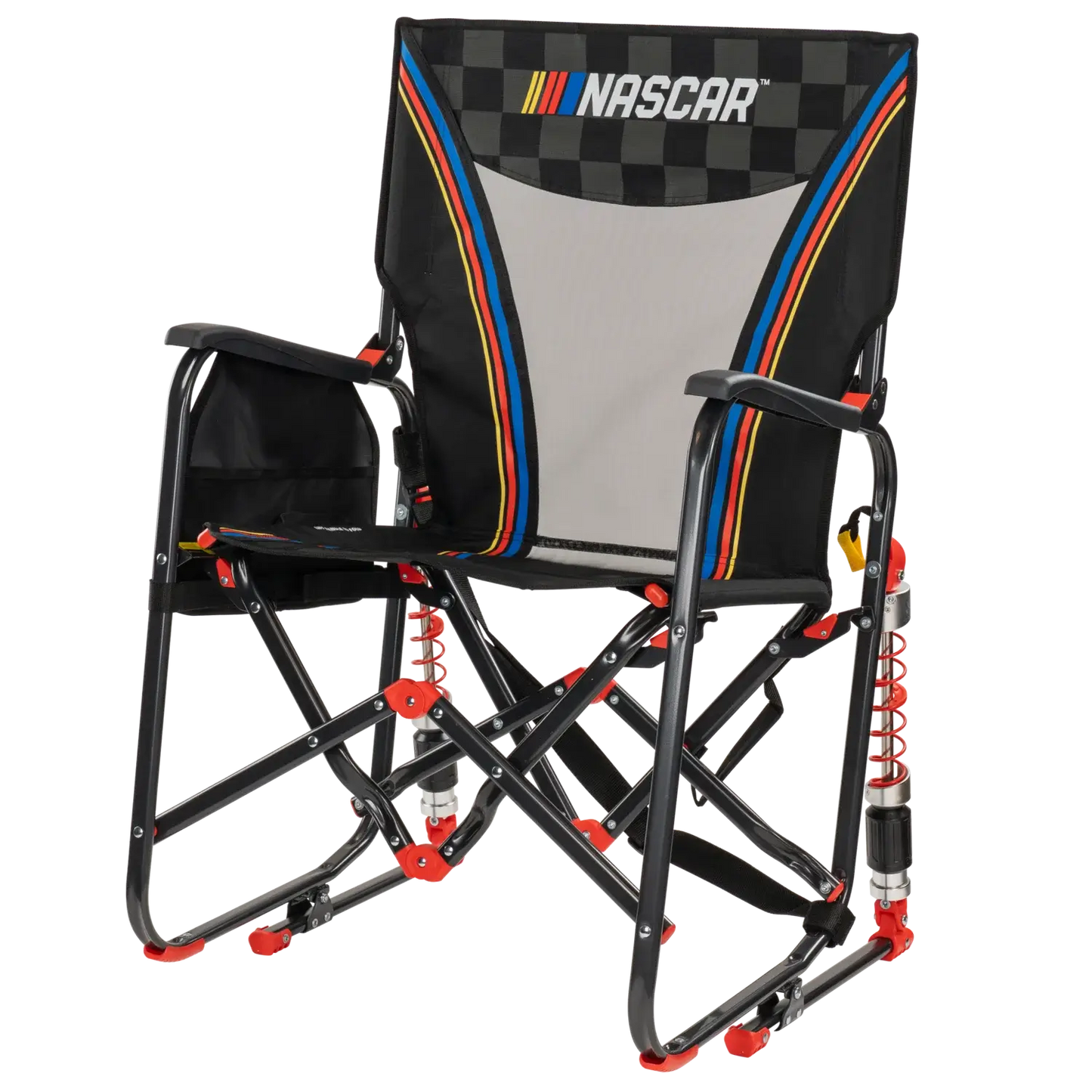 Heavy-Duty Freestyle Adjustable Rocker - NASCAR - Choice 899 - Freestyle Rocker Portable Outdoor Folding Chair Detail