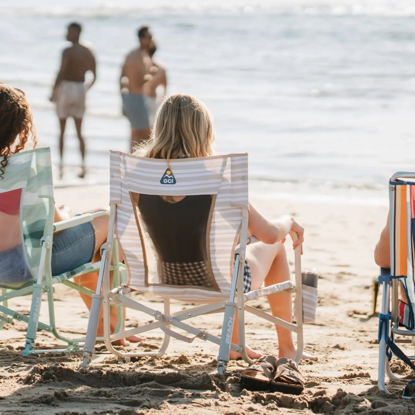 Smooth Motion Beach Rocker - Choice 712 - Freestyle Rocker Portable Outdoor Folding Chair Detail