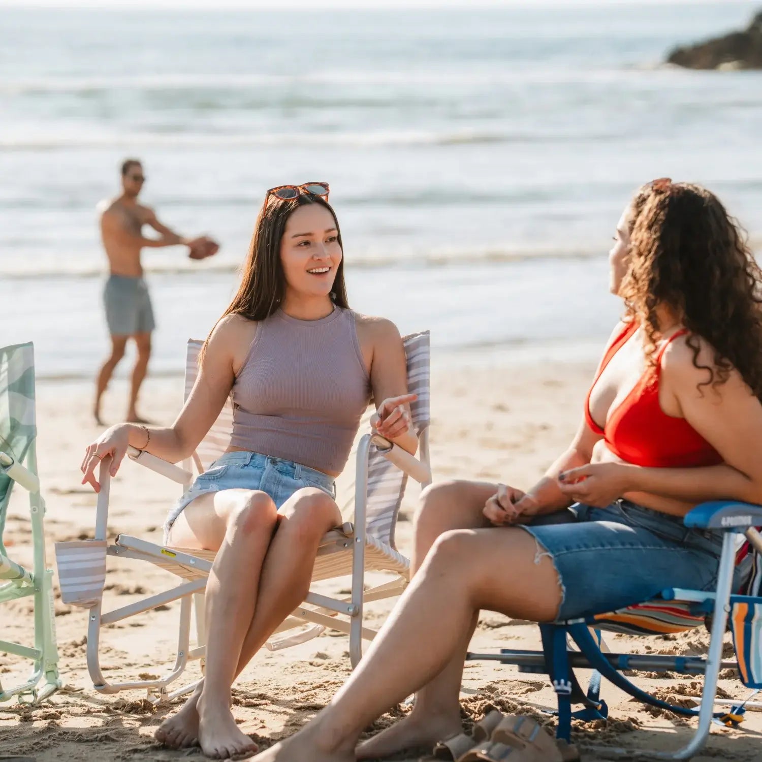 Smooth Motion Beach Rocker - Choice 712 - Freestyle Rocker Portable Outdoor Folding Chair Detail
