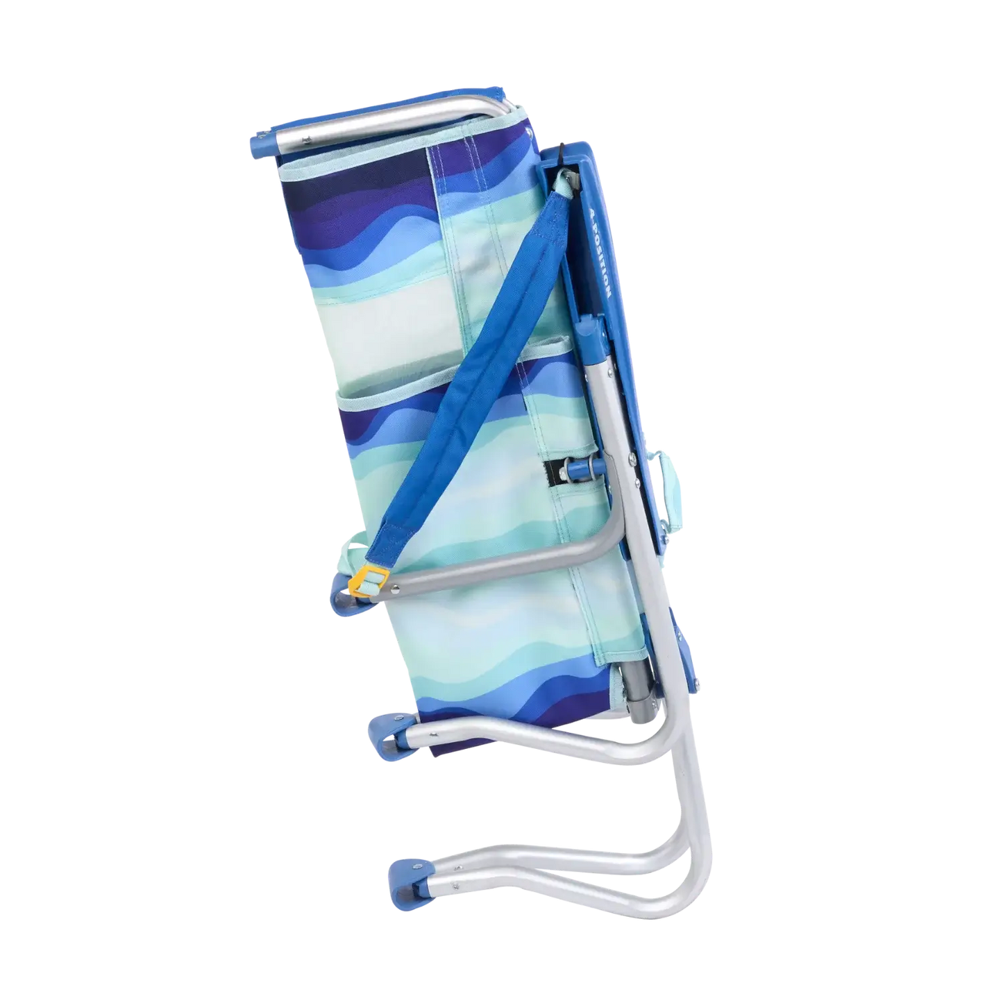 Rust-Resistant Aluminum Bi-Fold Beach Chair - Choice 601 - Rust-Resistant Aluminum Sand-Friendly Lounge Chair Detail