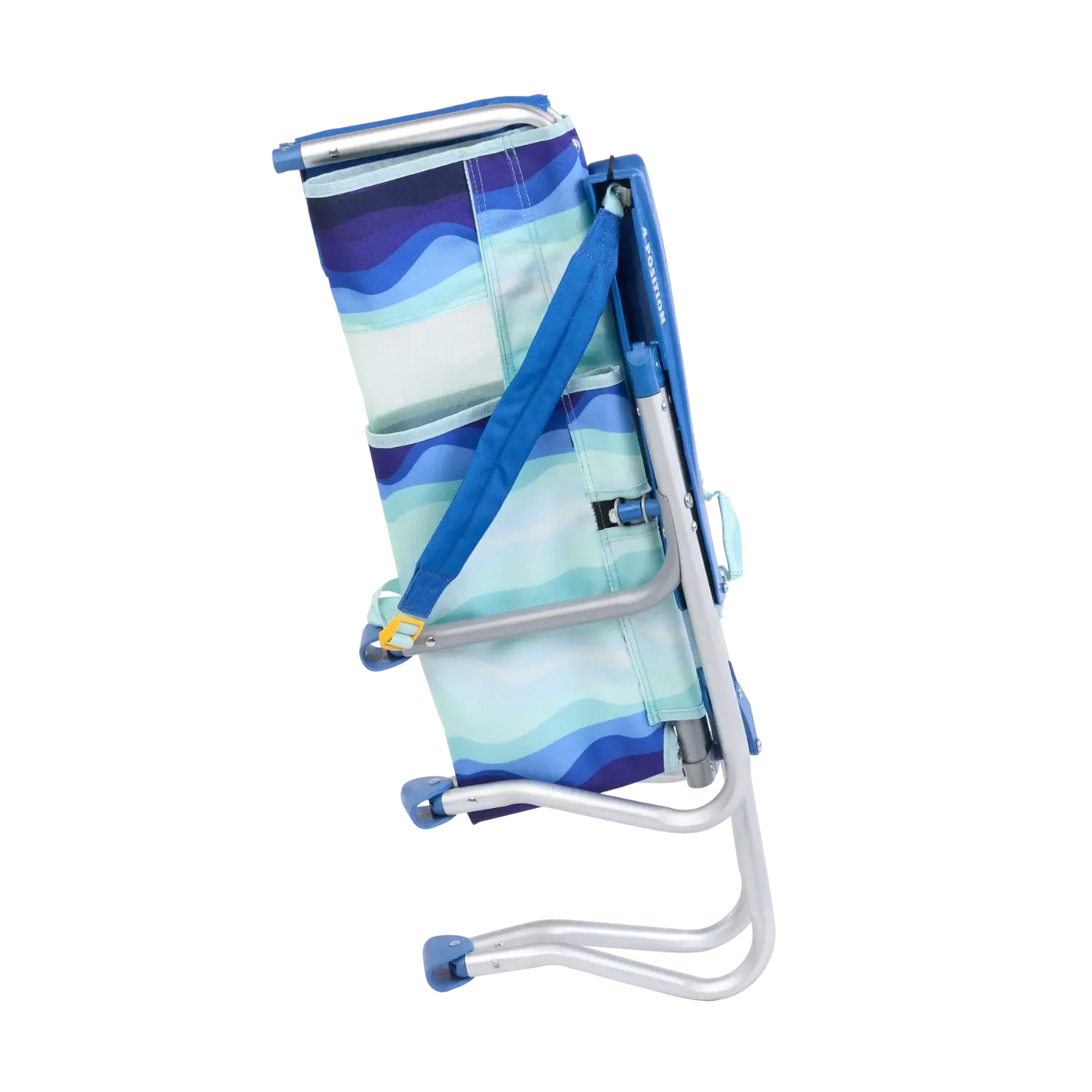 Rust-Resistant Aluminum Bi-Fold Beach Chair - Choice 601 - Rust-Resistant Aluminum Sand-Friendly Lounge Chair Detail