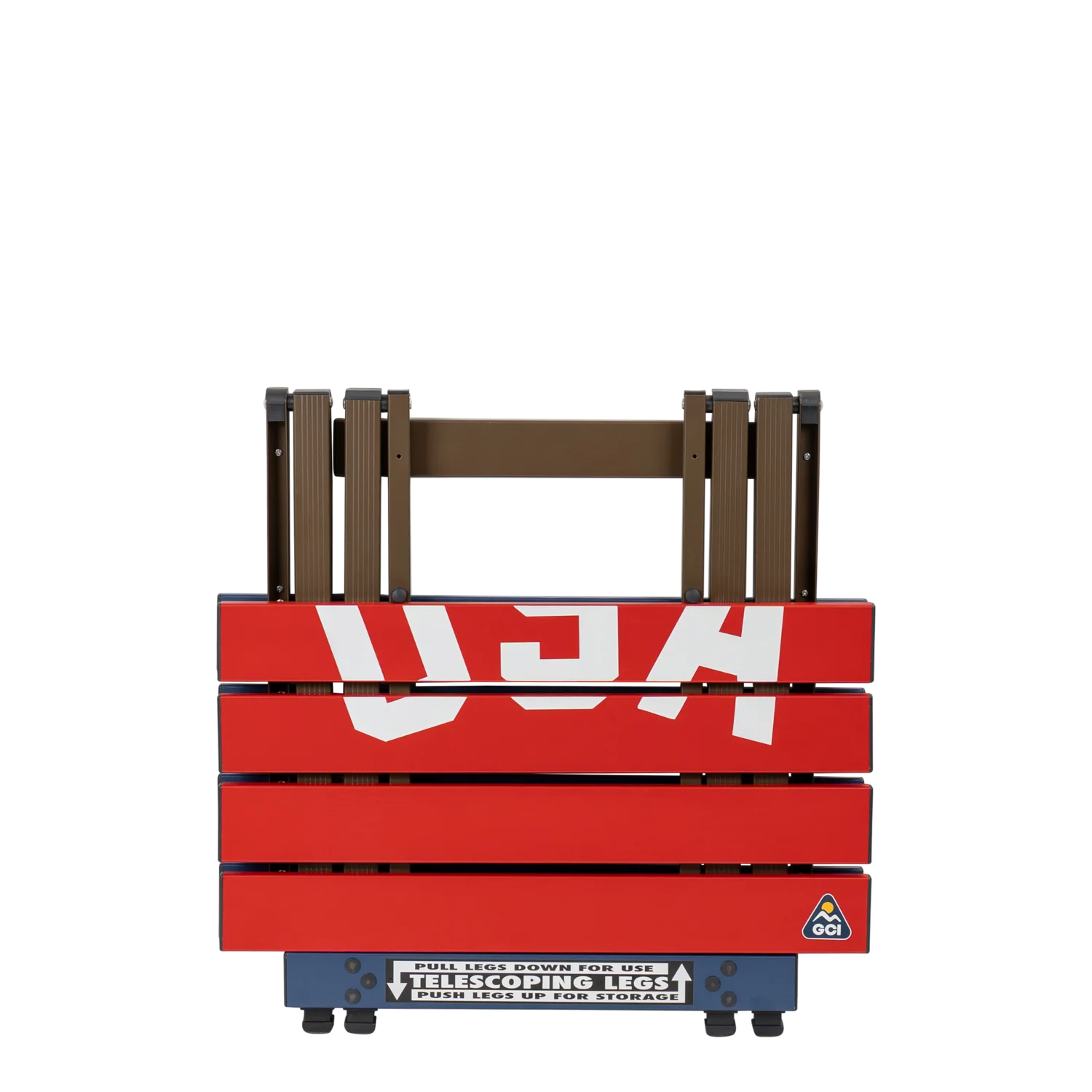 Multi-Functional Cook Compact Camp Table 20 - USA Anniversary Deluxe - Choice 757 - Multi-Functional Heavy-Duty Grilling Table Counter Detail