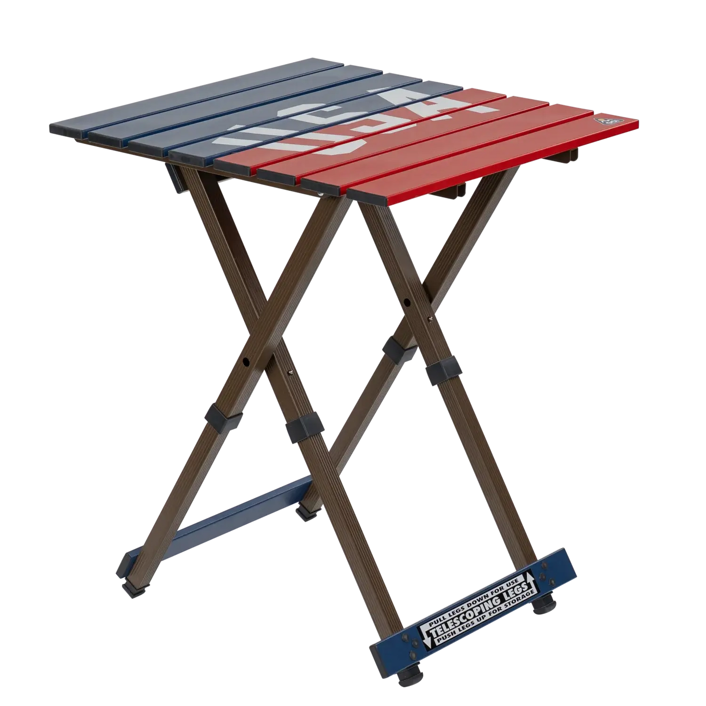 Multi-Functional Cook Compact Camp Table 20 - USA Anniversary Deluxe - Choice 757 - Multi-Functional Heavy-Duty Grilling Table Counter - Default Title