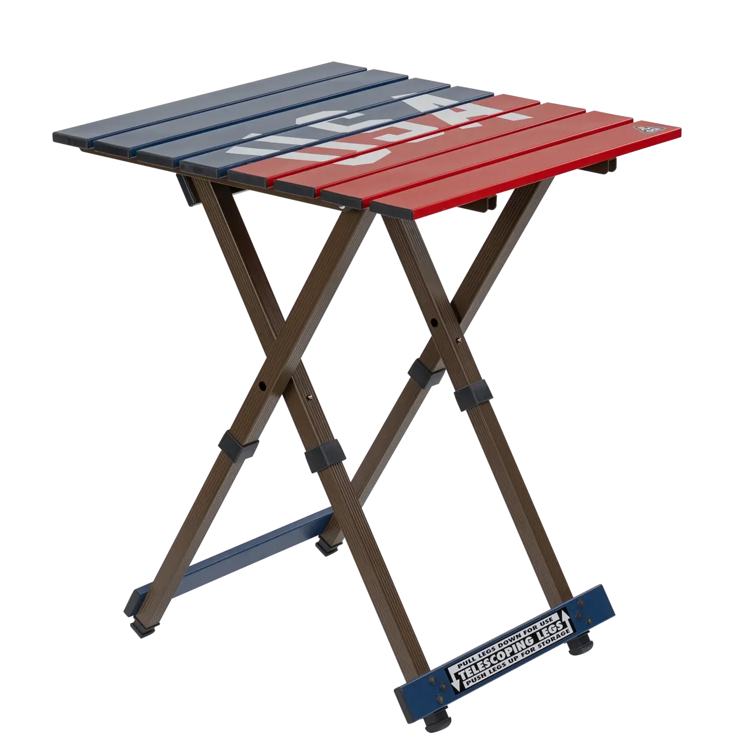 Multi-Functional Cook Compact Camp Table 20 - USA Anniversary Deluxe - Choice 757 - Multi-Functional Heavy-Duty Grilling Table Counter - Default Title