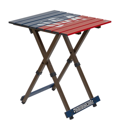Multi-Functional Cook Compact Camp Table 20 - USA Anniversary Deluxe - Choice 757 - Multi-Functional Heavy-Duty Grilling Table Counter - Default Title