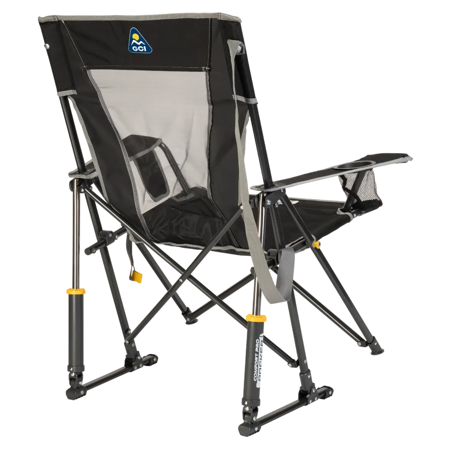 Heavy-Duty Freestyle Comfort Pro Rocker - Choice 375 - Freestyle Rocker Portable Outdoor Folding Chair Detail