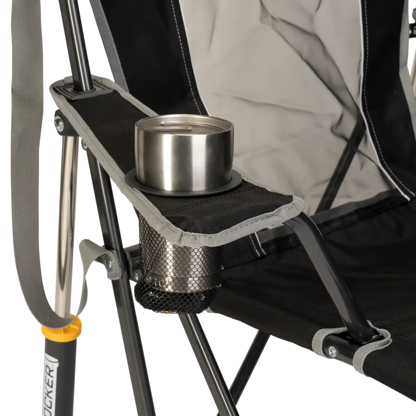 Heavy-Duty Freestyle Comfort Pro Rocker - Choice 375 - Freestyle Rocker Portable Outdoor Folding Chair Detail