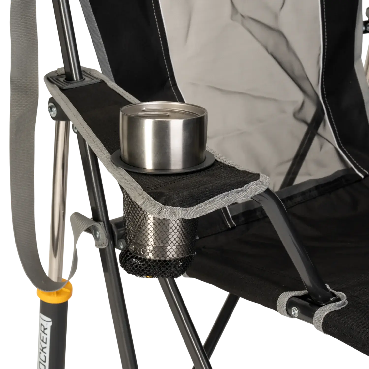 Heavy-Duty Freestyle Comfort Pro Rocker - Choice 375 - Freestyle Rocker Portable Outdoor Folding Chair Detail