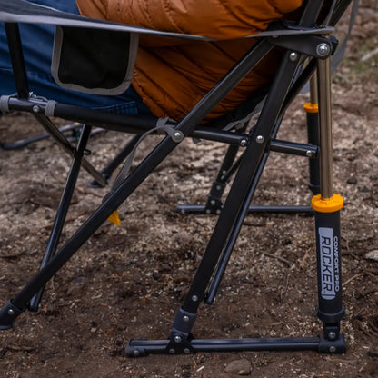 Heavy-Duty Freestyle Comfort Pro Rocker - Choice 375 - Freestyle Rocker Portable Outdoor Folding Chair Detail