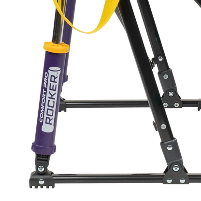 Luxury Camp College Comfort Pro Rocker - LSU Tigers - Choice 880 - RoadTrip Rocker Smooth Motion Camp Chair Detail