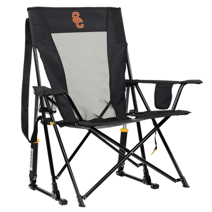 Luxury Camp College Comfort Pro Rocker - USC Trojans - Choice 856 - Freestyle Rocker Portable Outdoor Folding Chair - Default Title