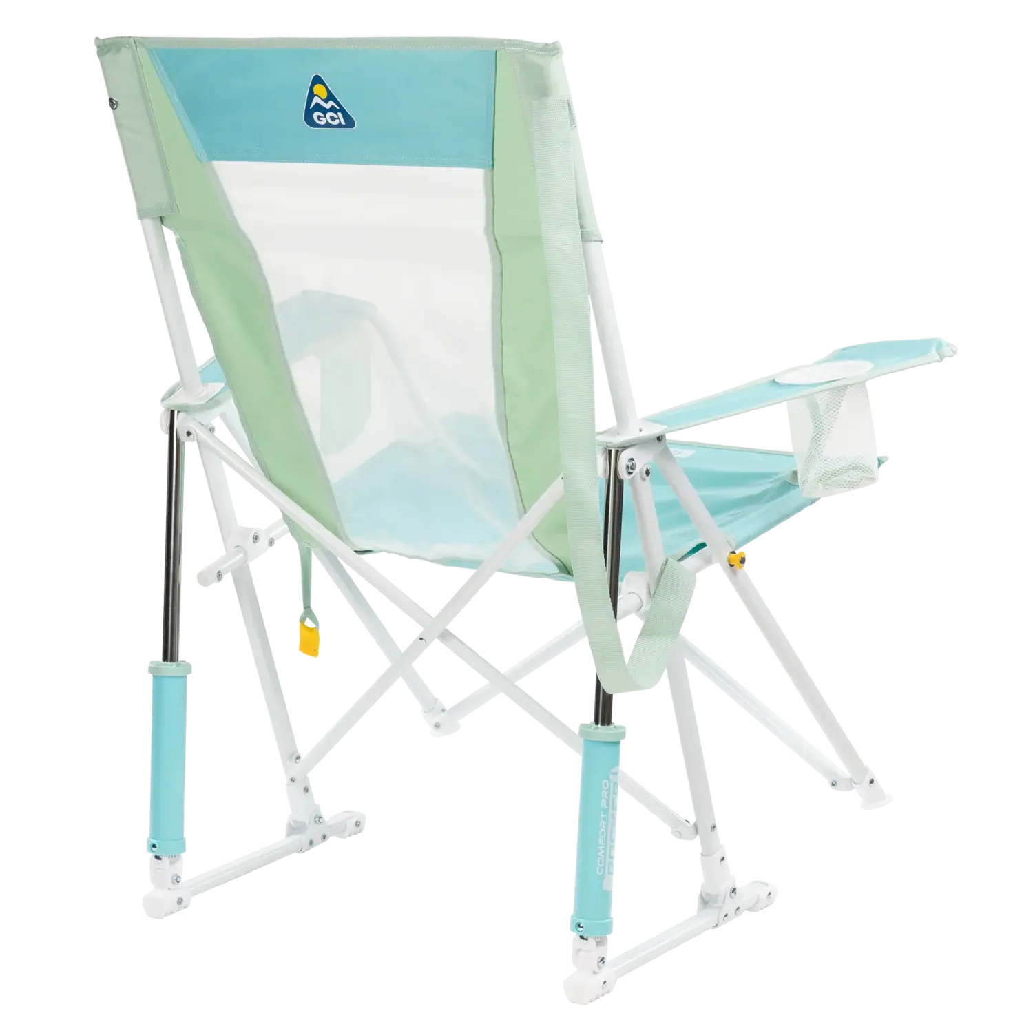 Heavy-Duty Freestyle Comfort Pro Rocker - Choice 375 - Freestyle Rocker Portable Outdoor Folding Chair Detail